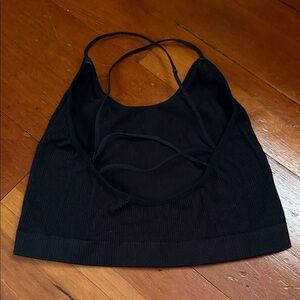 Colsie Black Crop Top